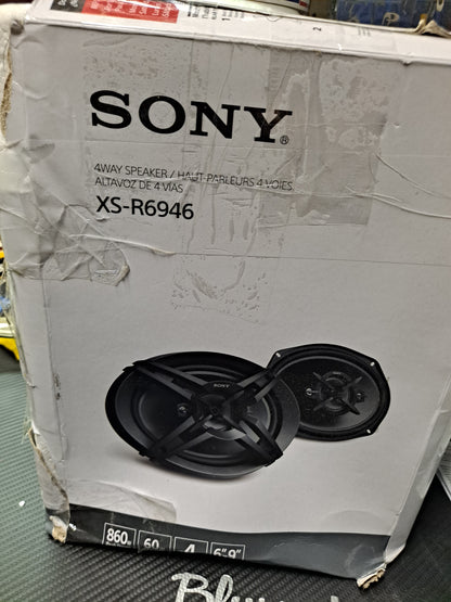 SONY XS-R6946 4-way 6x9 coaxial speakers