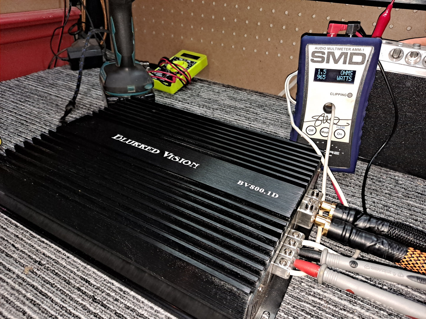 Blurred Vision Audio BV-800.1D Class D Monoblock Amplifier (800Rms)