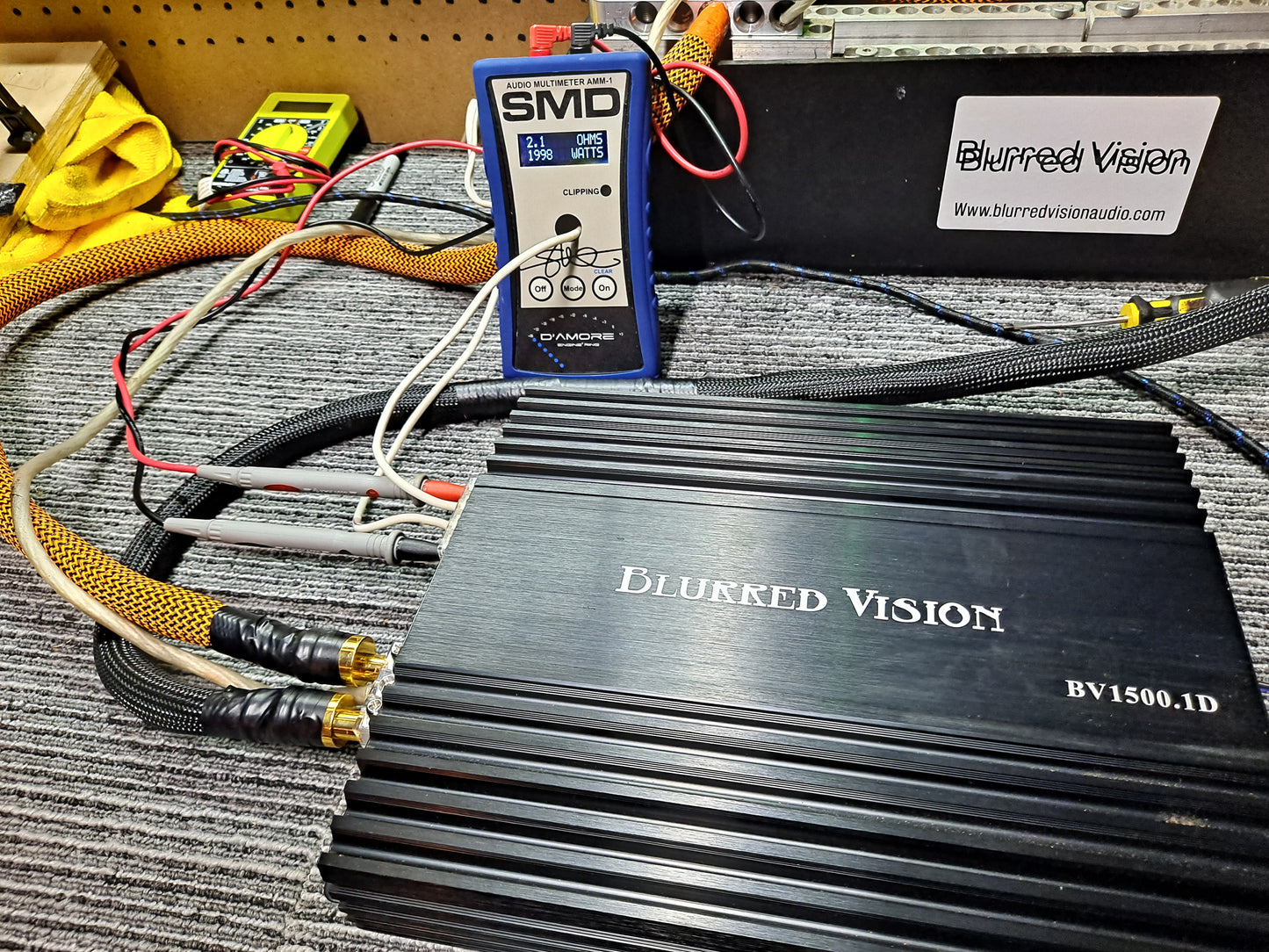 Blurred Vision Audio BV-1500.1D Class D Monoblock Amplifier (1500Rms)