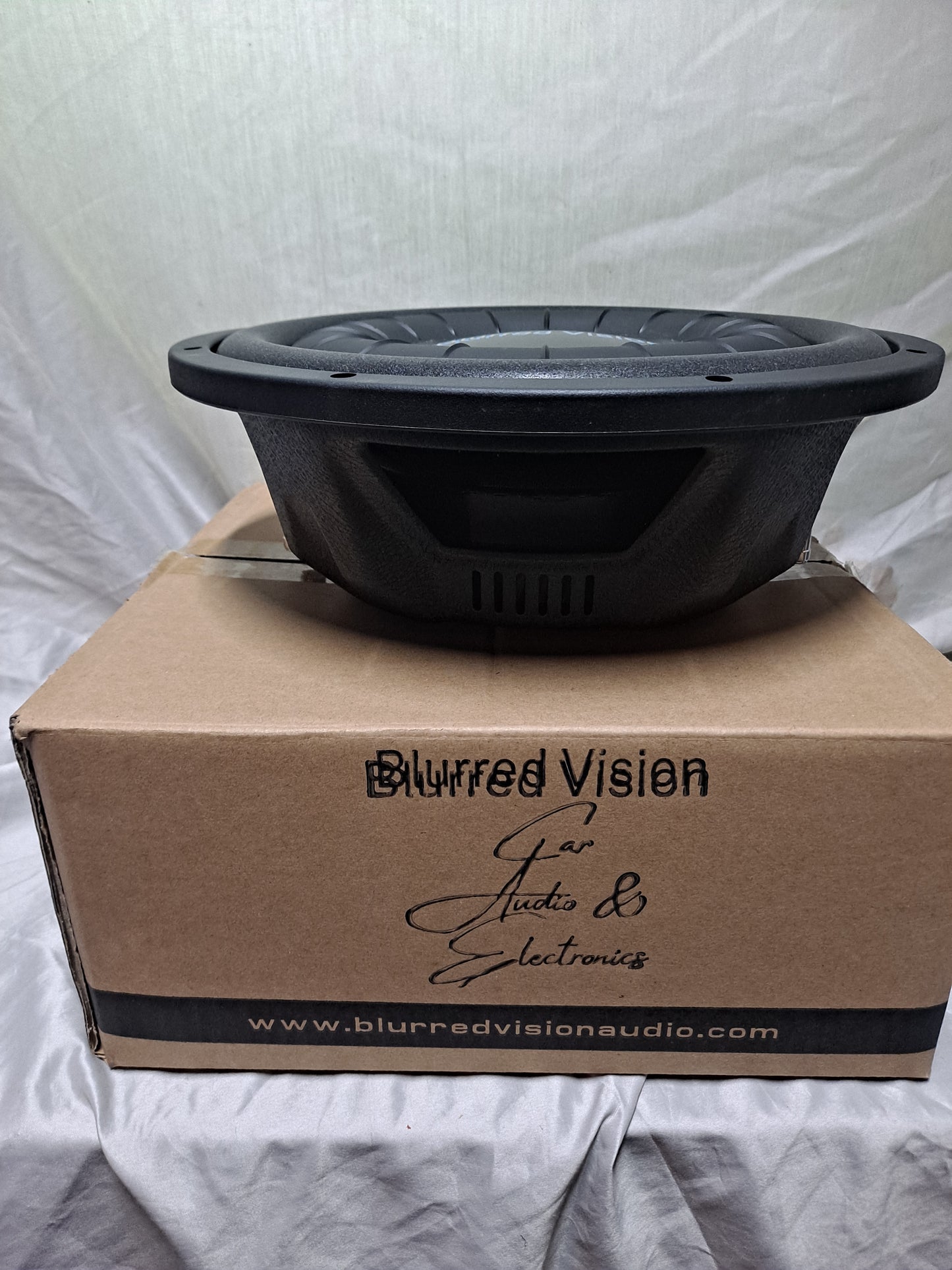 2*Blurred Vision Audio  BV-PROSM1244 Shallow Mount subwoofers 1* BV1500.1D AMPLIFIER