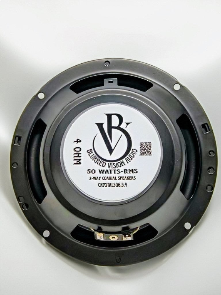 Blurred Vision Audio Crystal SQ6.5.4 Speakers (2 Pack Package Deal 4 Speakers)