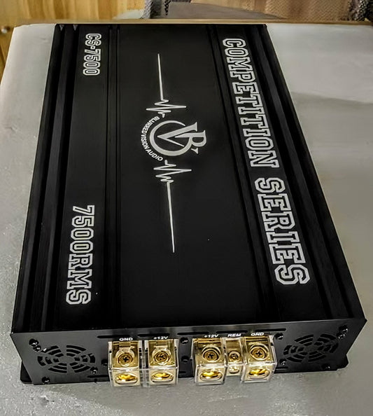 Blurred Vision Audio CS-7500 Competition Series Monoblock Amplifier 7500Rms 0.5 Ohm