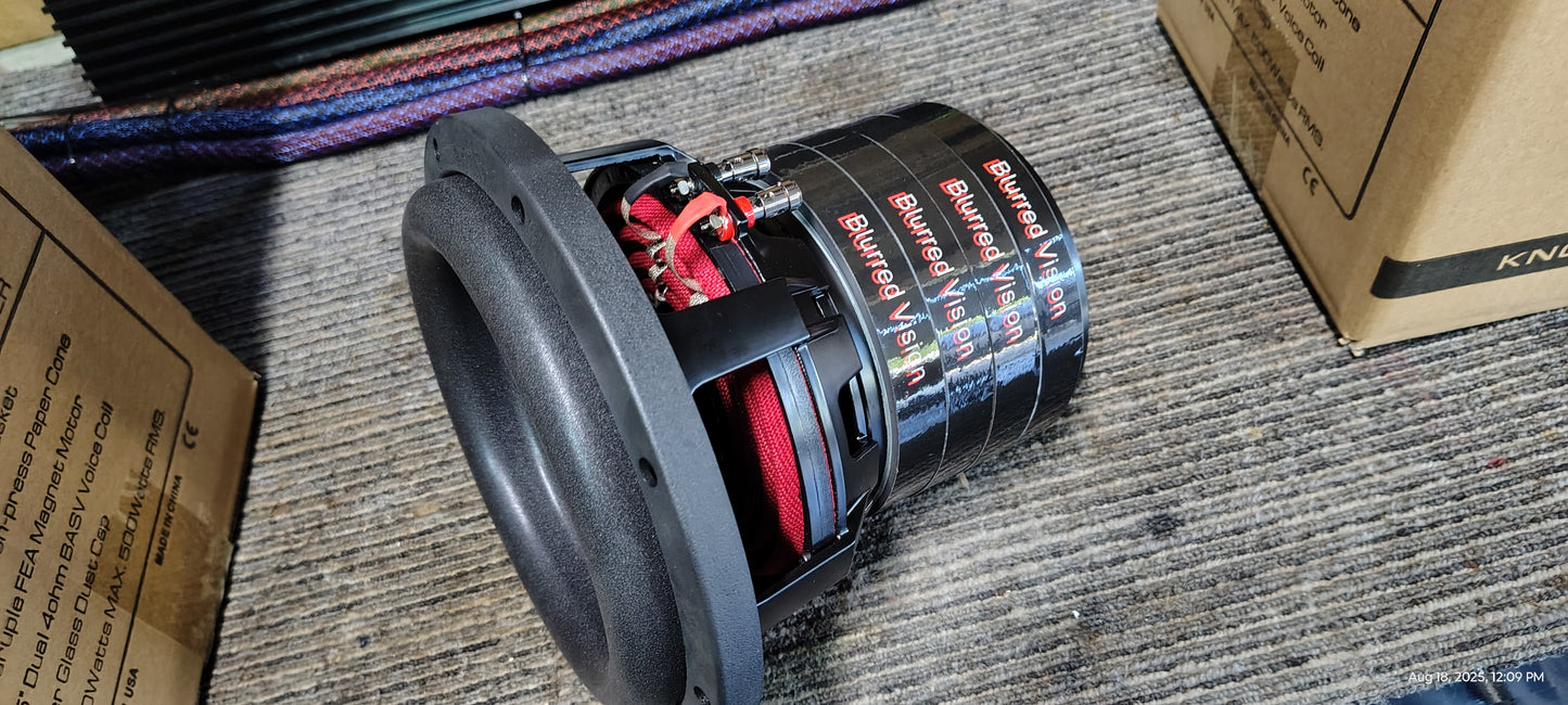 Blurred Vision Audio KNOCKOUT SERIES BV-4STACK8.4 8"