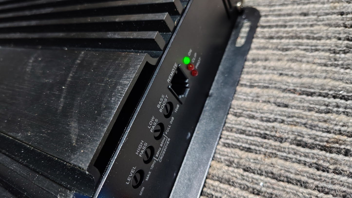 Blurred Vision Audio BV5000.1D Class D Monoblock Amplifier (5000Rms) Tested ✅