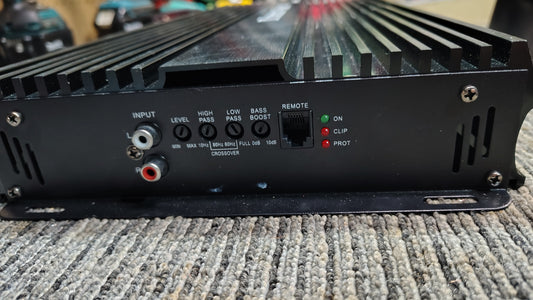 Blurred Vision Audio BV5000.1D Class D Monoblock Amplifier (5000Rms) Tested ✅(Used On Test Bench)