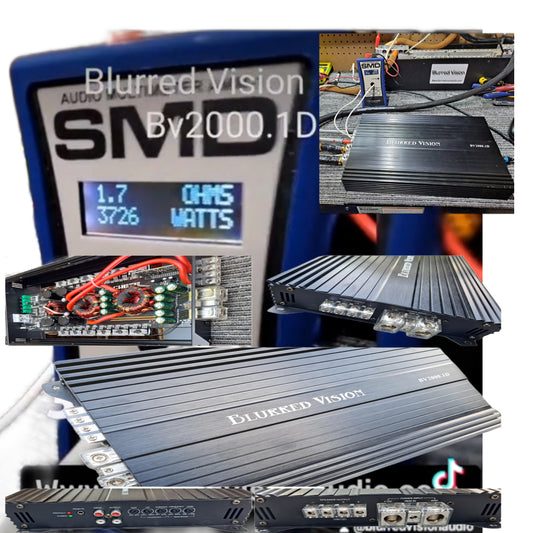 Blurred Vision Audio BV2000.1D Class D Monoblock Amplifier (2000Rms)
