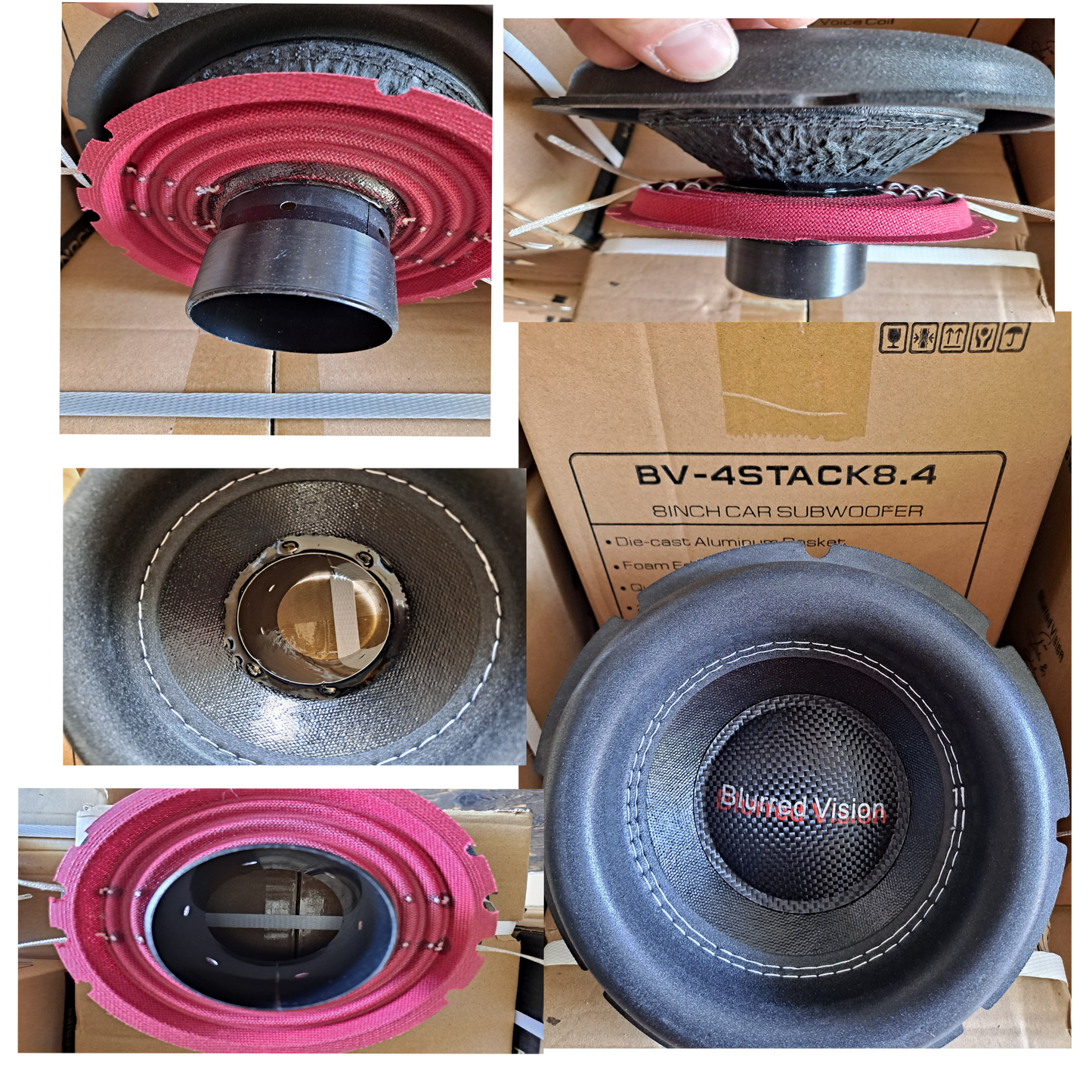 Blurred Vision Audio BV 4Stack8.4 DROP IN RECONE KIT