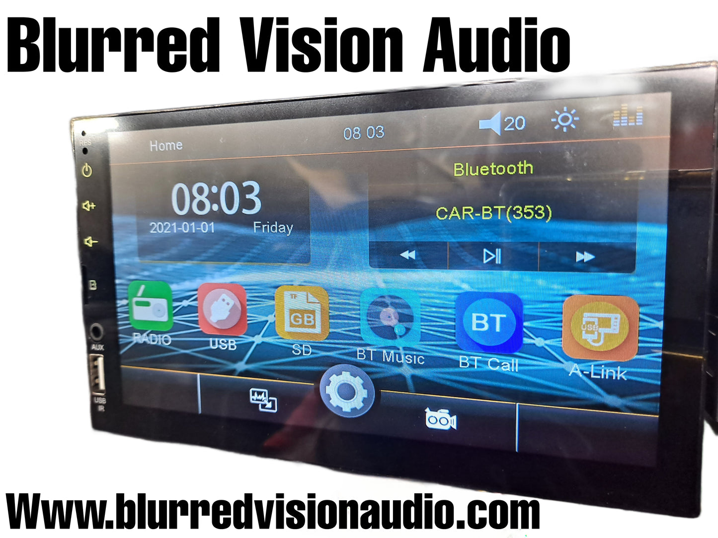 Blurred Vision Audio  BV-MP5-7703BT