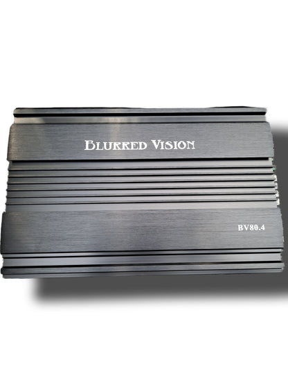 Blurred Vision Audio BV80.4AB Full-Range Class AB 4 Channel Amplifier, (600Rms)
