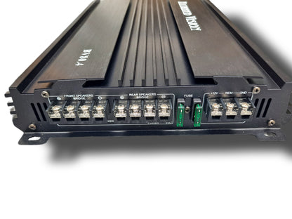 Blurred Vision Audio BV80.4AB Full-Range Class AB 4 Channel Amplifier, (600Rms)