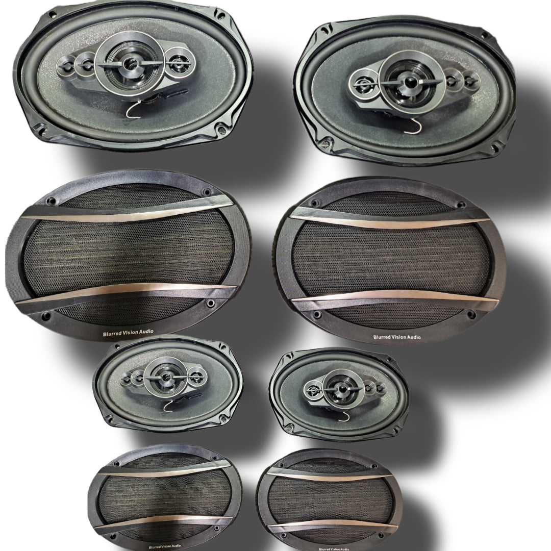 Blurred Vision Audio Bundle Pack! 4 6x9s & 120.2 Amplifier!