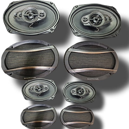 Blurred Vision Audio Bundle Pack! 4 6x9s & 120.2 Amplifier!