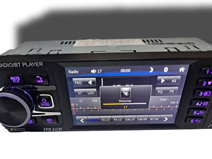 Blurred Vision Audio BV-MP5-P4020BT Single DIN 3.8" Car Stereo Radio FM Bluetooth MP5