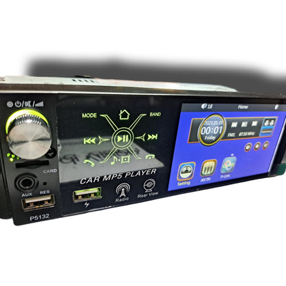Blurred Vision Audio BV-MP5-P5132BT 1 Din Car Radio MP5 Player Touch Screen 2USB Mirror Link