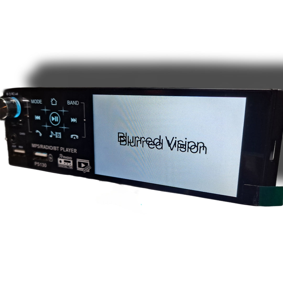 Blurred Vision Audio BV-MP5-P5130BT 1 Din Car Radio MP5 Player Touch Screen 2USB Mirror Link