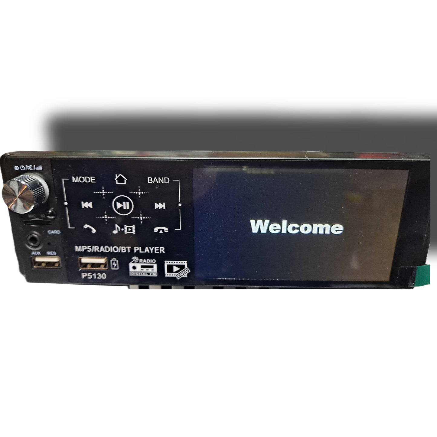 Blurred Vision Audio BV-MP5-P5130BT 1 Din Car Radio MP5 Player Touch Screen 2USB Mirror Link
