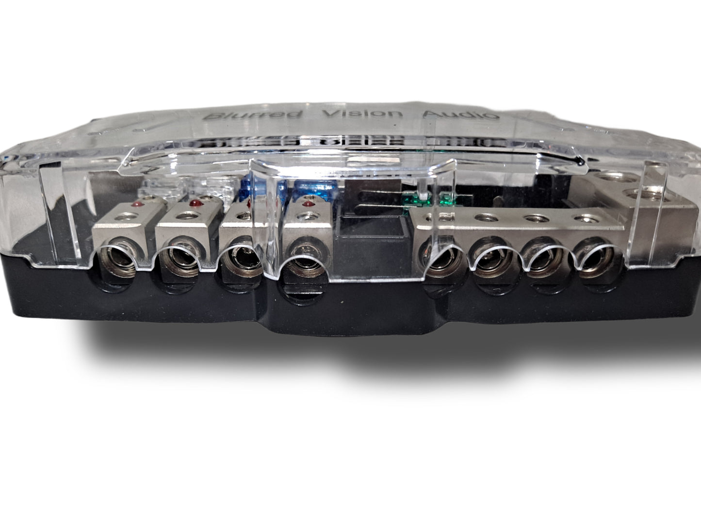 Blurred Vision Audio BV-PGDIS2WAY POWER & GROUND DISTRIBUTION BLOCK With 6 MINI ANL FUSES & HOLDER