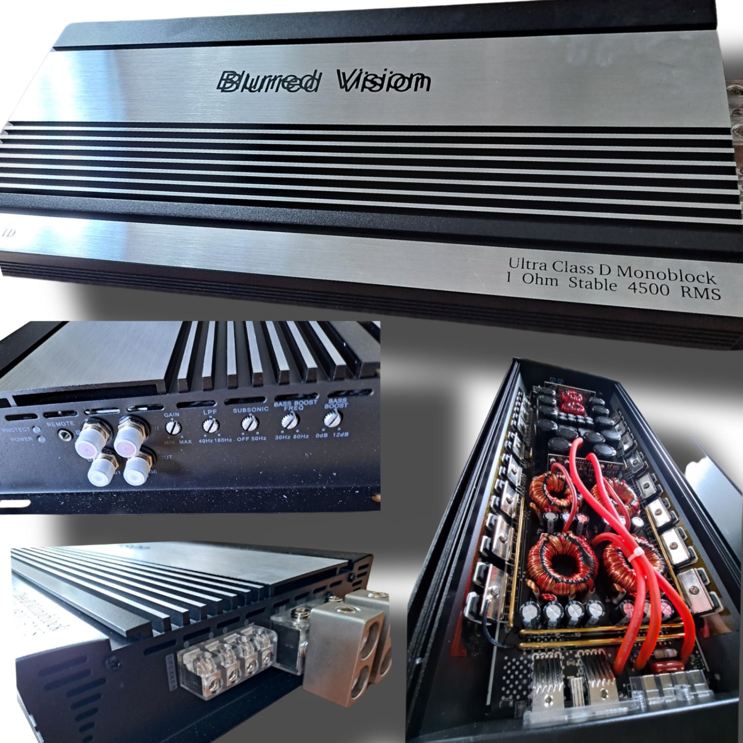 Blurred Vision Audio BV4500.1D Class D Monoblock Amplifier (4500Rms)