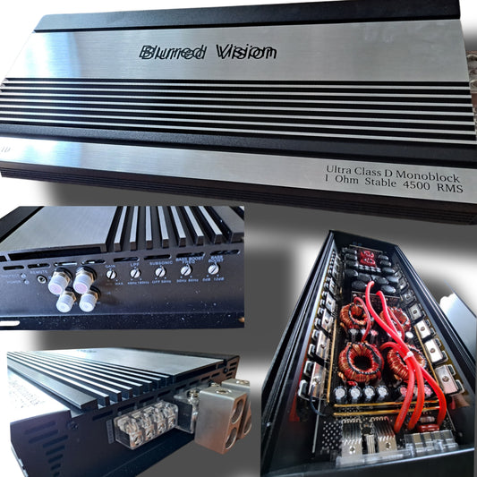 Blurred Vision Audio BV4500.1D Class D Monoblock Amplifier (4500Rms)