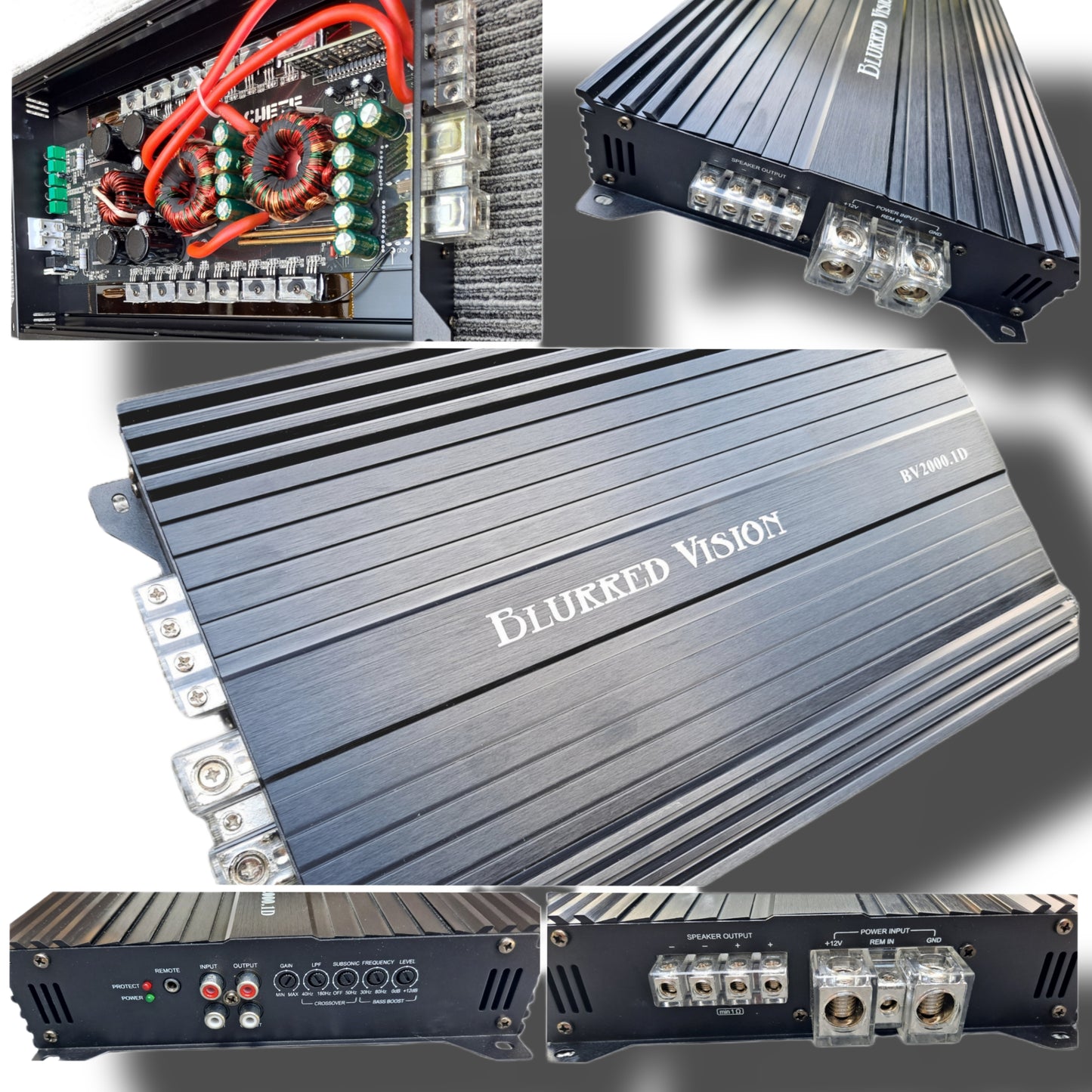 Blurred Vision Audio BV2000.1D Class D Monoblock Amplifier (2000Rms)