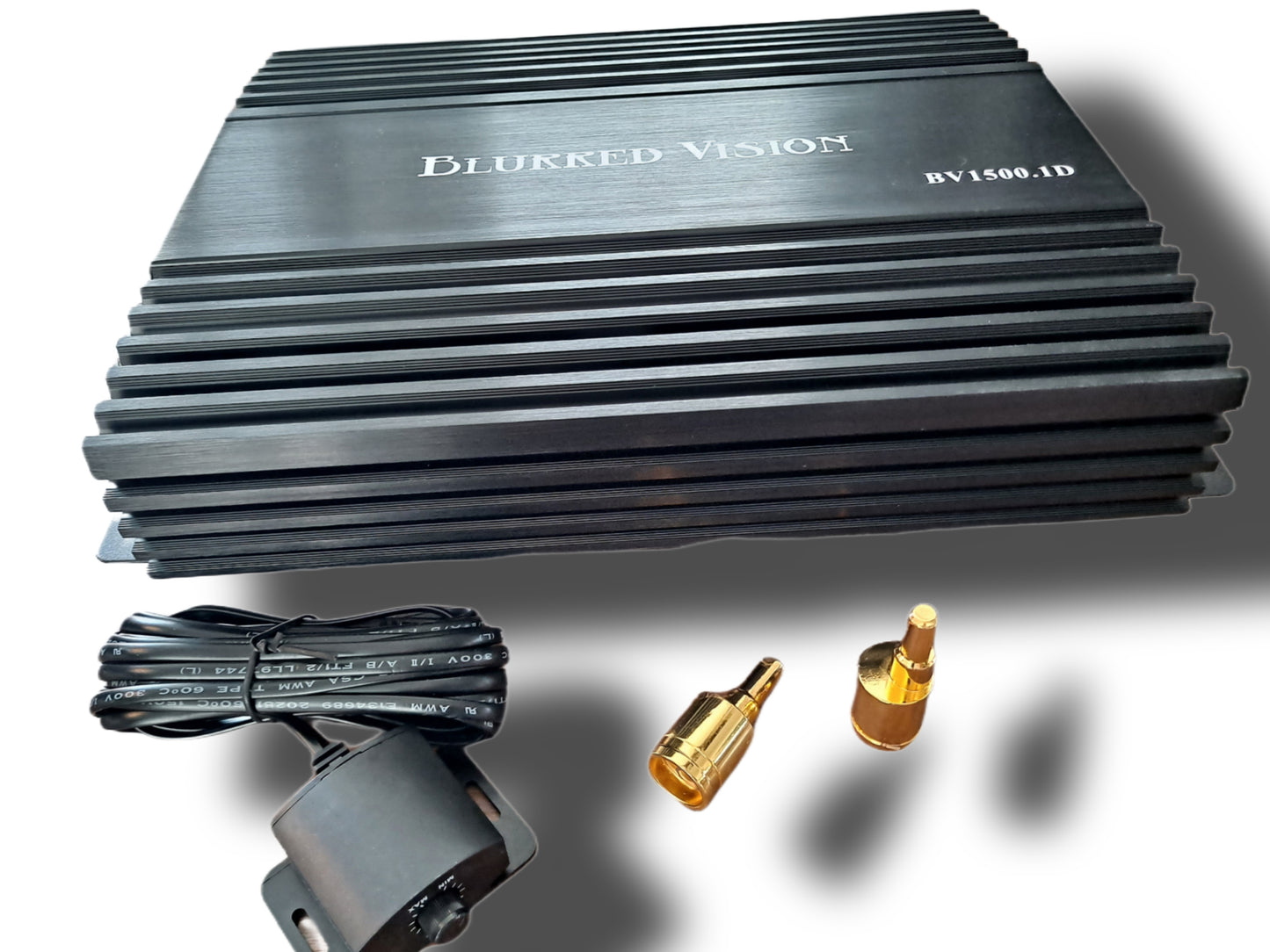 2*Blurred Vision Audio  BV-PROSM1244 Shallow Mount subwoofers 1* BV1500.1D AMPLIFIER