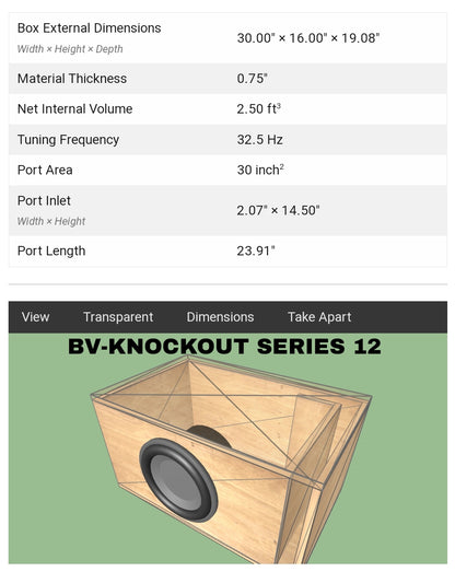 Blurred Vision Audio KNOCKOUT SERIES 12"(D2)