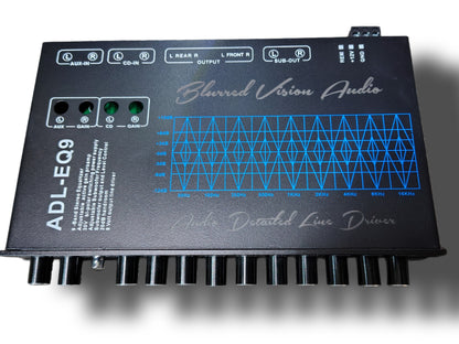 Blurred Vision Audio ADL-EQ9 9 Band Full Graphic EQ + 8V. RMS Output Line Driver