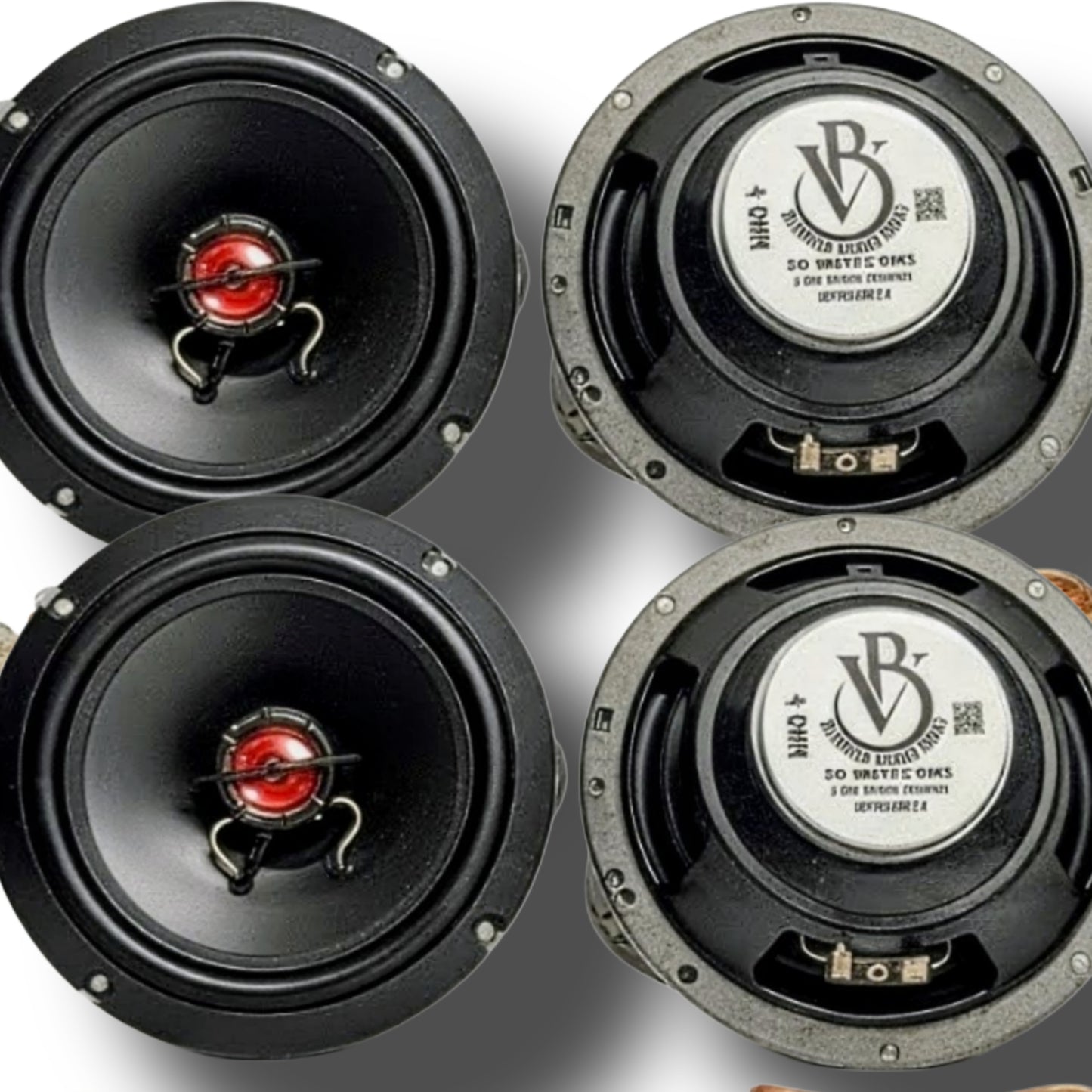 Blurred Vision Audio Crystal SQ6.5.4 Speakers (2 Pack Package Deal 4 Speakers)