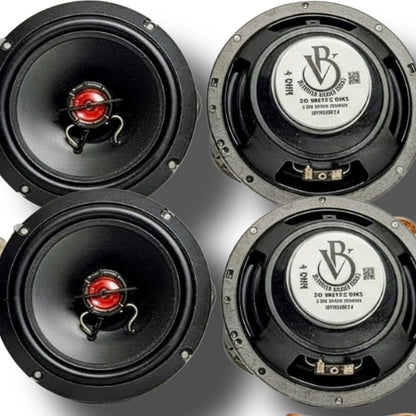 Blurred Vision Audio Crystal SQ6.5.4 Speakers (2 Pack Package Deal 4 Speakers)