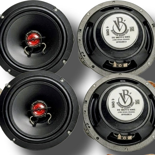 Blurred Vision Audio Crystal SQ6.5.4 Speakers (2 Pack Package Deal 4 Speakers)