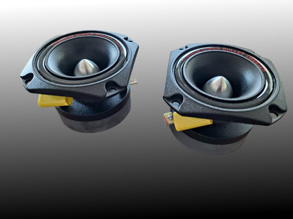 2*Blurred Vision Audio BV-AST3.8  3" DIAMETER 1" VOICE COIL ALUMINUM SUPER BULLET TWEETERS
