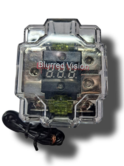 BLURRED VISION AUDIO BV-1.4-2.4 DISTRIBUTION BLOCK WlITH BUILT-IN VOLT METER