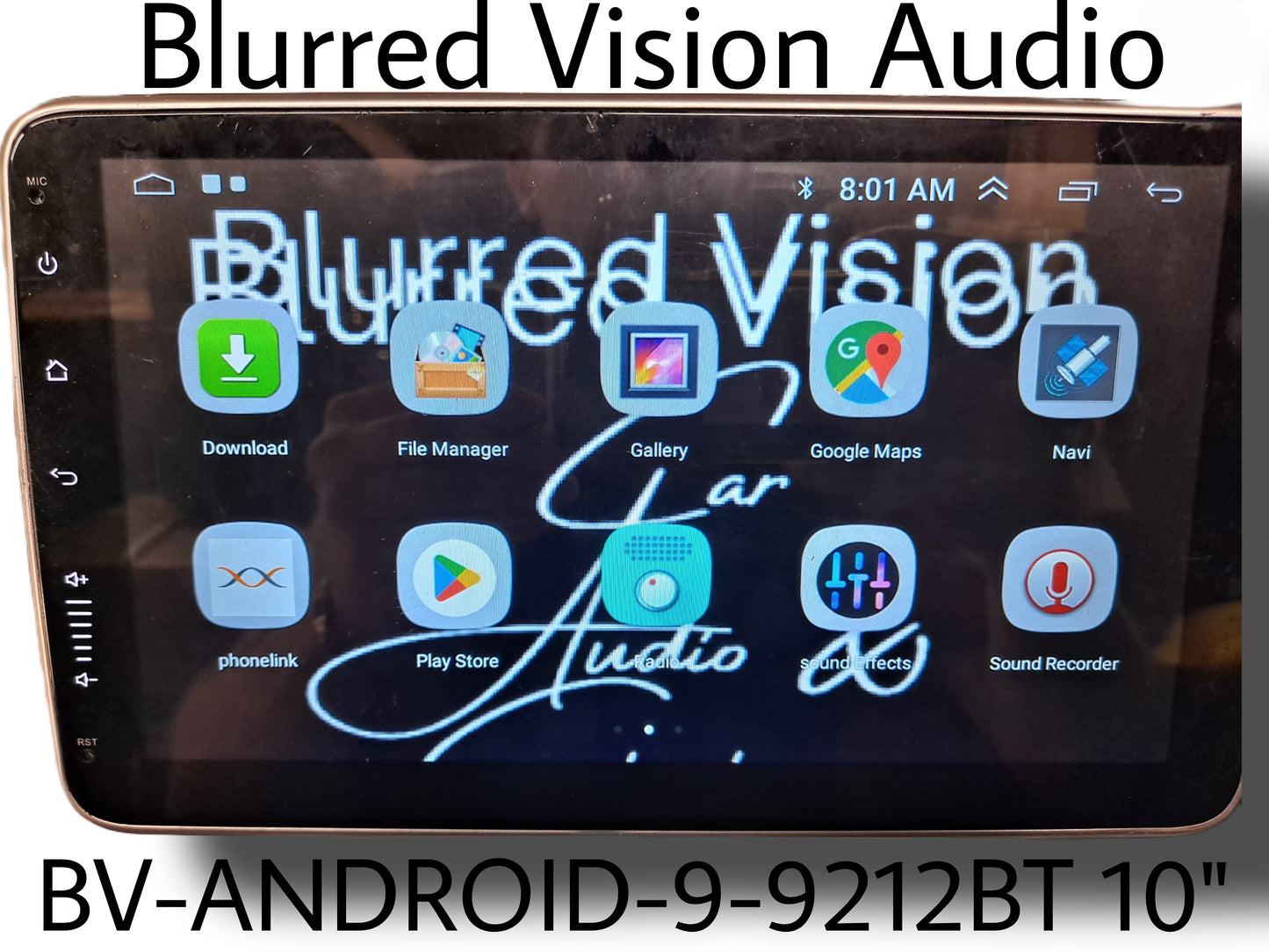 Blurred Vision Audio BV-ANDROID-9-9212BT 10"
