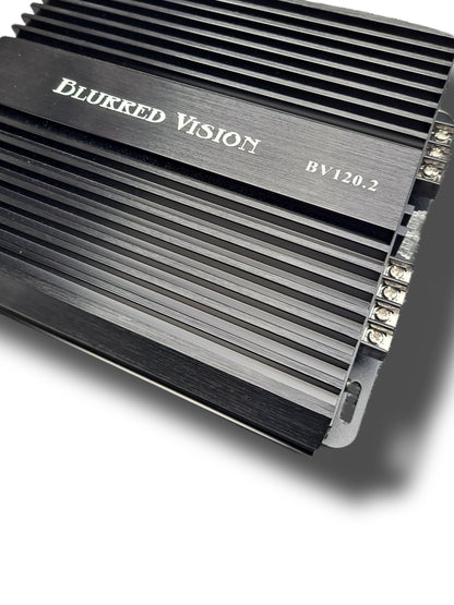 Blurred Vision Audio BV120.2 Class AB 2 Channel Amplifier(500Rms)