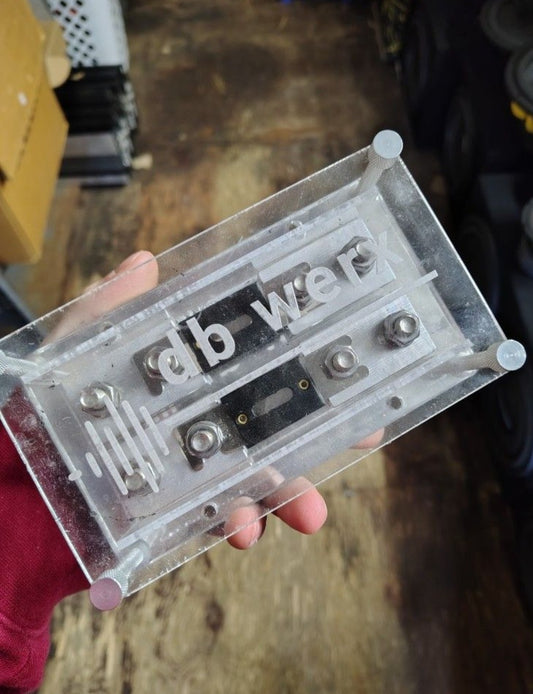 db werx Heavy duty 2 spot ANL fuse block with fuses
