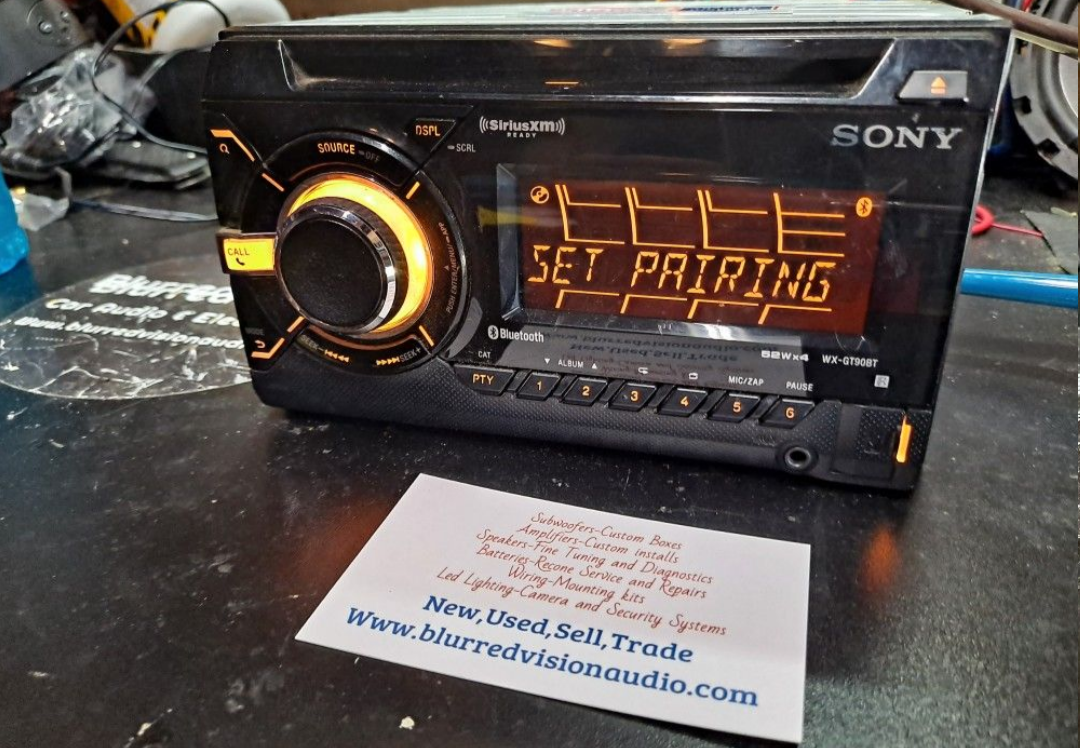 Sony WX-GT90BT Double Din