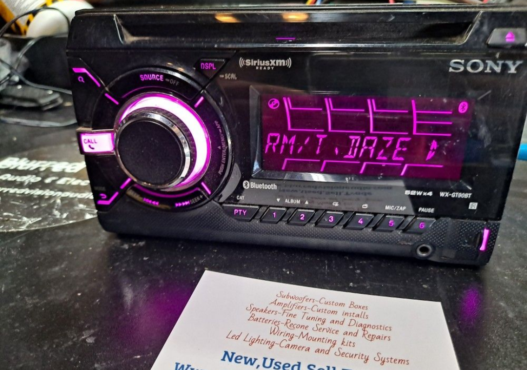 Sony WX-GT90BT Double Din