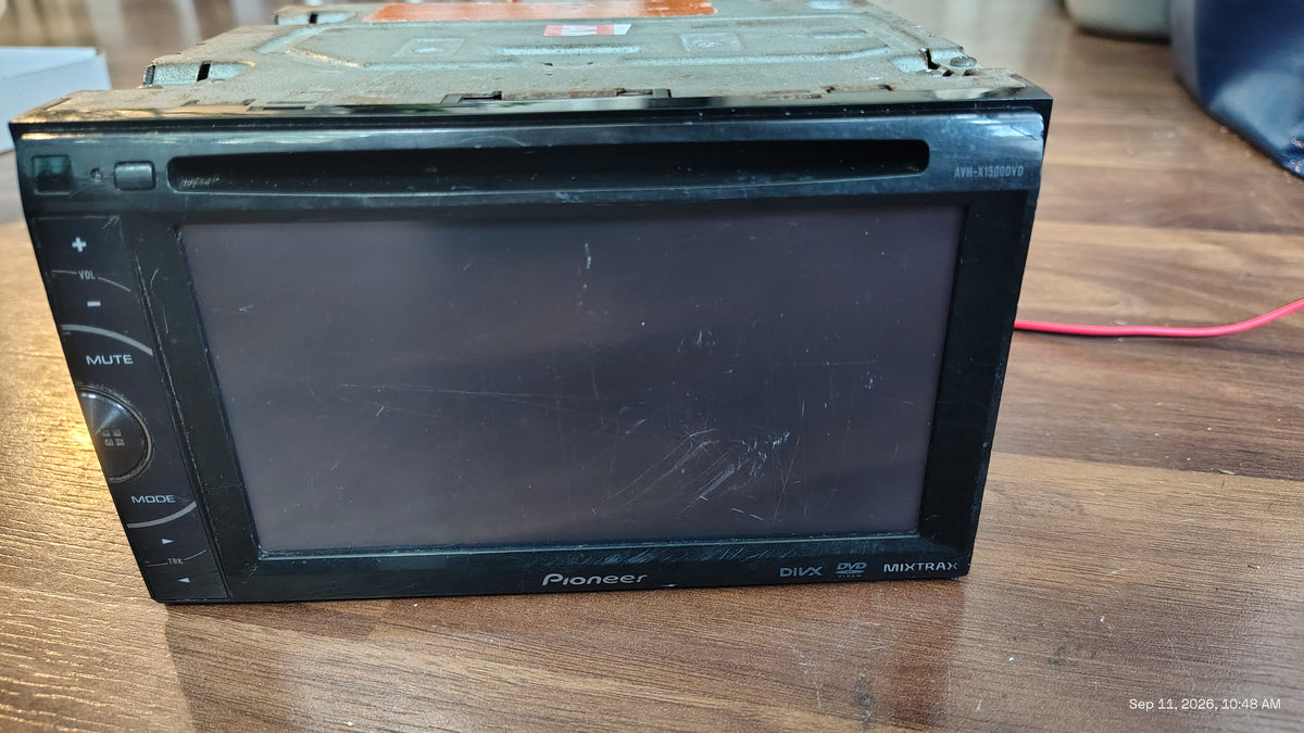 Pioneer AVH-X1500DVD Multimedia DVD Receiver 6.1" Double-DIN Tested ✅