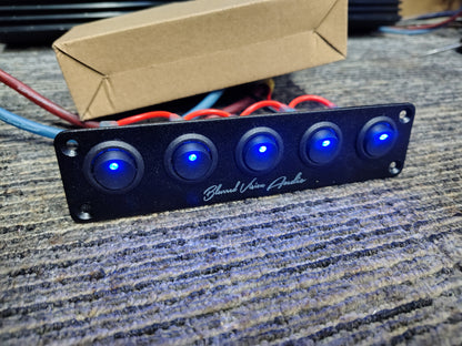 Blurred Vision Audio BV-SwitchB5 5 Gang Switch Panel