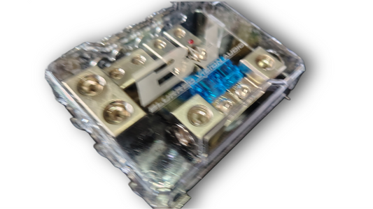 Blurred Vision Audio BV-MINIPGDISTRO
High-Performance Power & Ground Distribution Block with 2 Mini-ANL Fuses & Holder