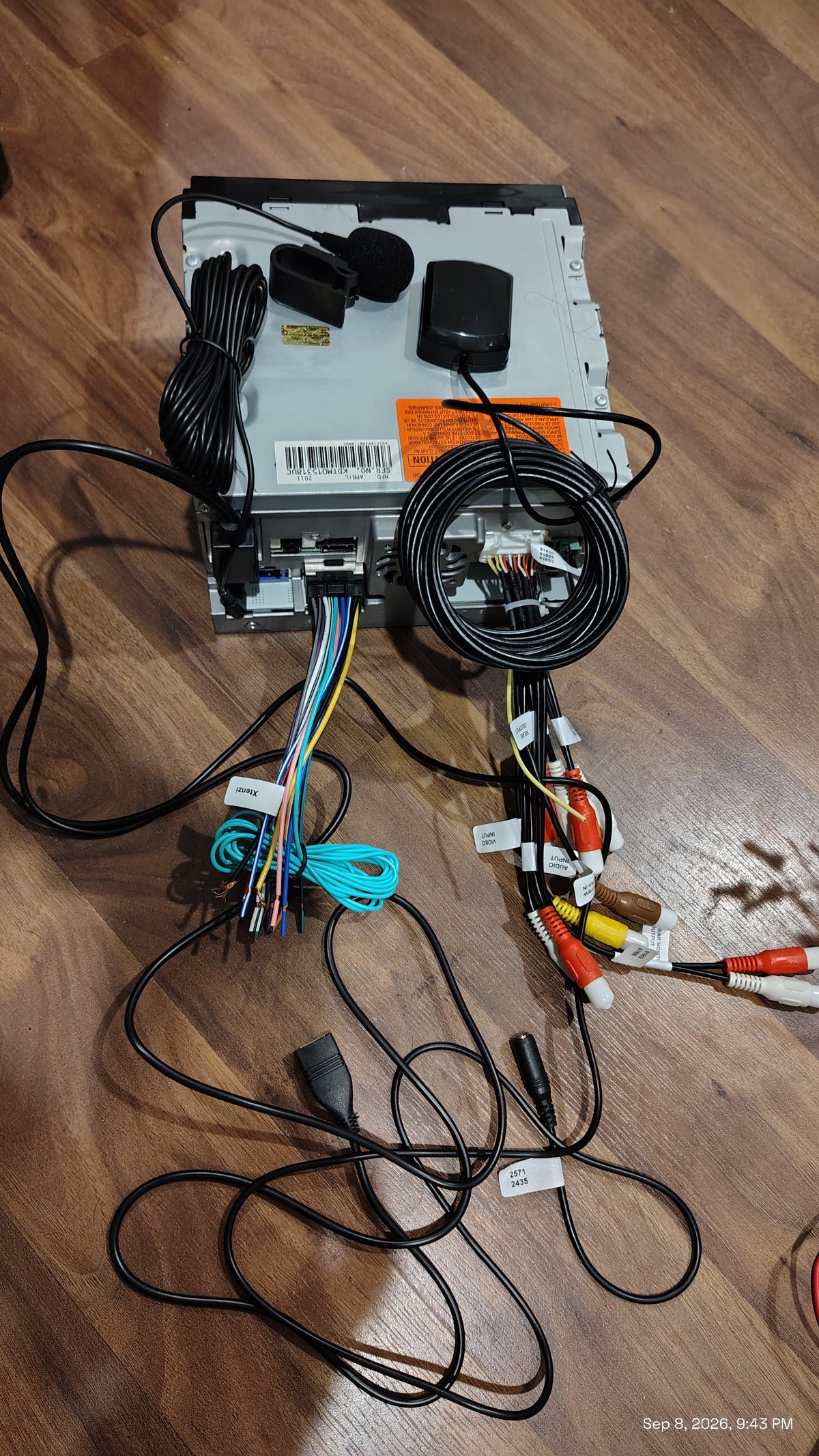 Pioneer AVIC-X930BT Navigation AV Receiver DVD Player Brand New Wiring Tested ✅