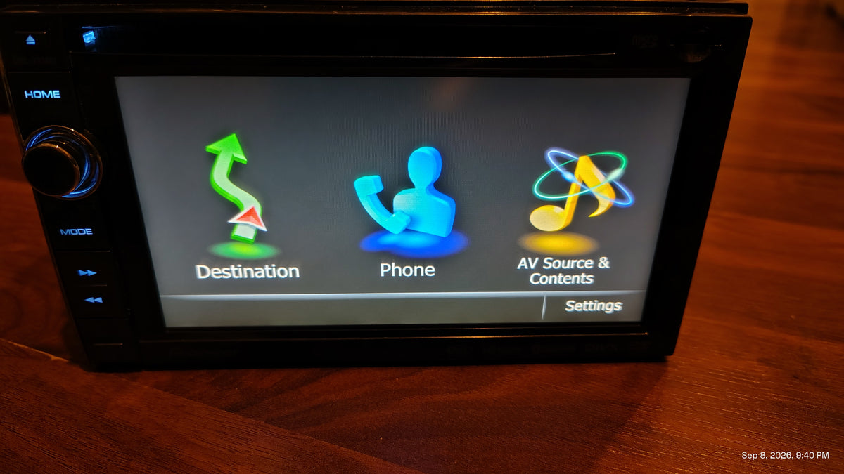 Pioneer AVIC-X930BT Navigation AV Receiver DVD Player Brand New Wiring Tested ✅