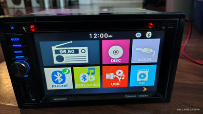 Boss Audio  BV9366BIn-Dash 6.2" Double DIN LCD Touchscreen Bluetooth Tested ✅