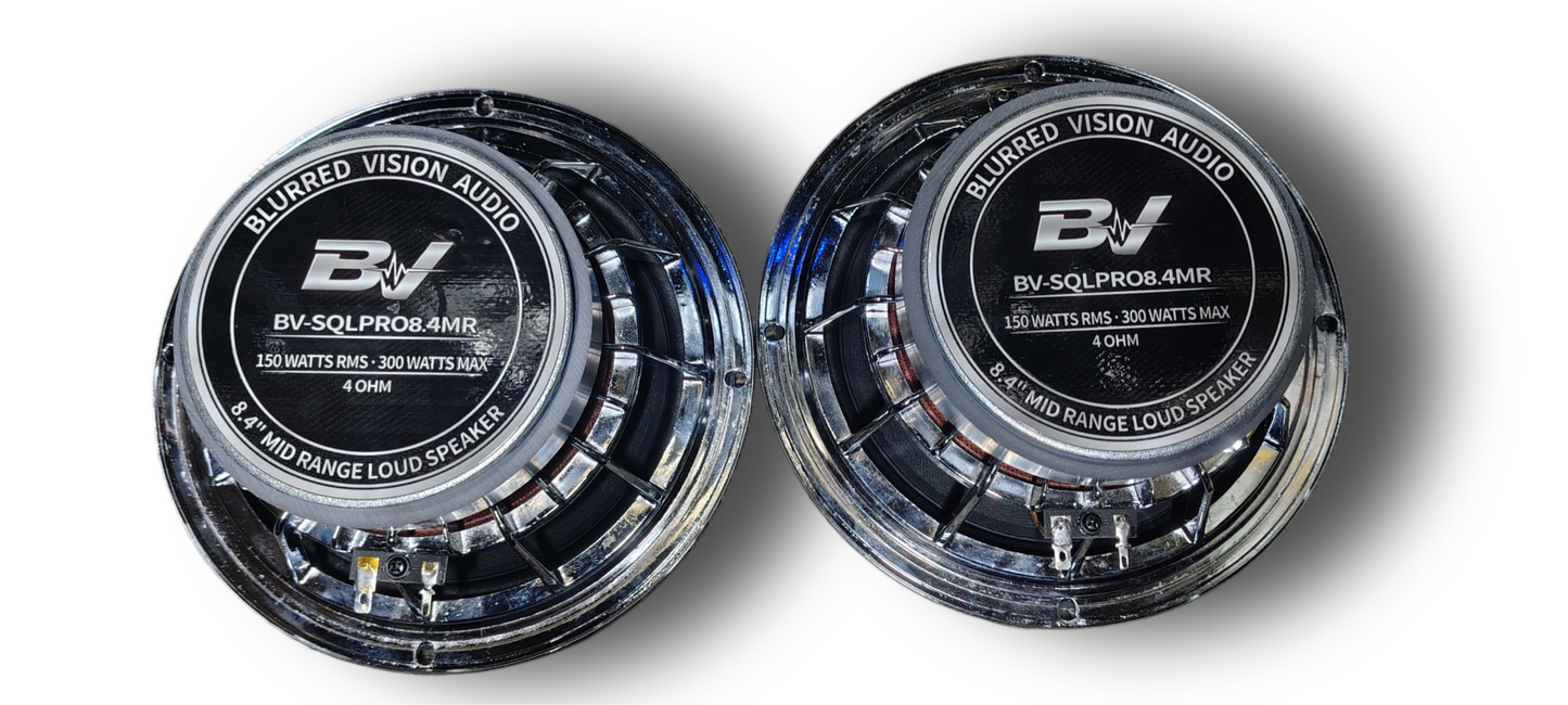 Blurred Vision Audio BV-SQLPRO8.4MR – 8” Midrange Loudspeakers (Sold In Pairs)