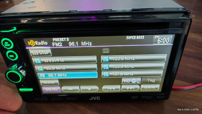 JVC KW-NT50HDT Navigation Receiver 6.8 Inch Tested ✅