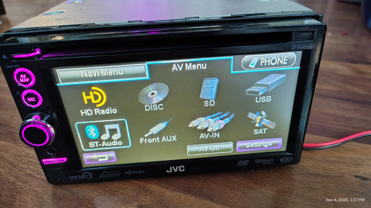 JVC KW-NT50HDT Navigation Receiver 6.8 Inch Tested ✅