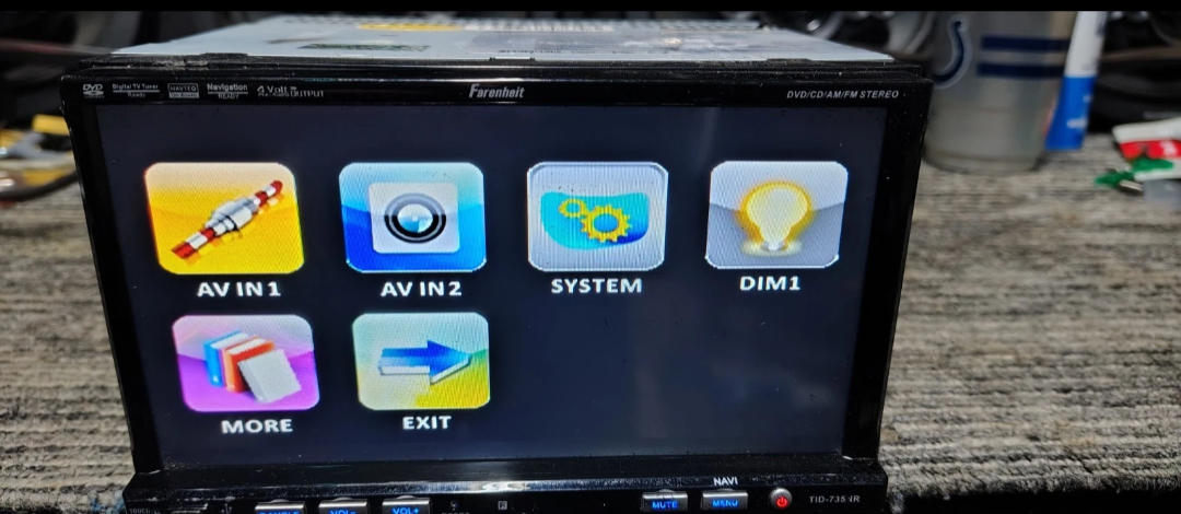 Farenheit TID-735NRBT Double Din 7 LCD/DVD Car Stereo Radio Tested ✅