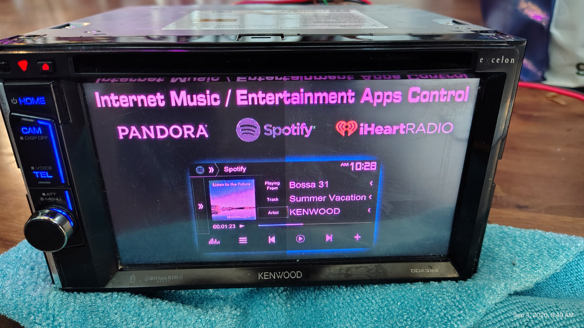 Kenwood Excelon DDX394DVD receiver Tested ✅