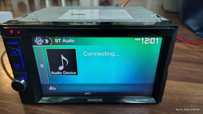 Kenwood DDX373BT 6.2" 2 DIN Touchscreen AM/FM Tuner DVD CD Bluetooth Tested ✅
