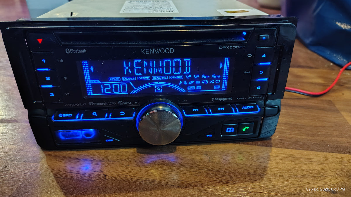Kenwood DPX500BT Bluetooth Radio with AM/FM, AUX, USB, CD Player Tested ✅